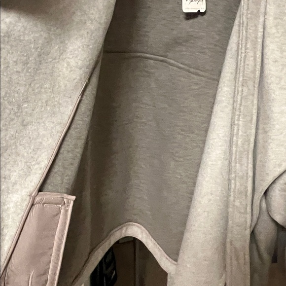 NWT Free People Mina Oversized Collar Long Sleeve Tie Front Jacket - Picture 6 of 8